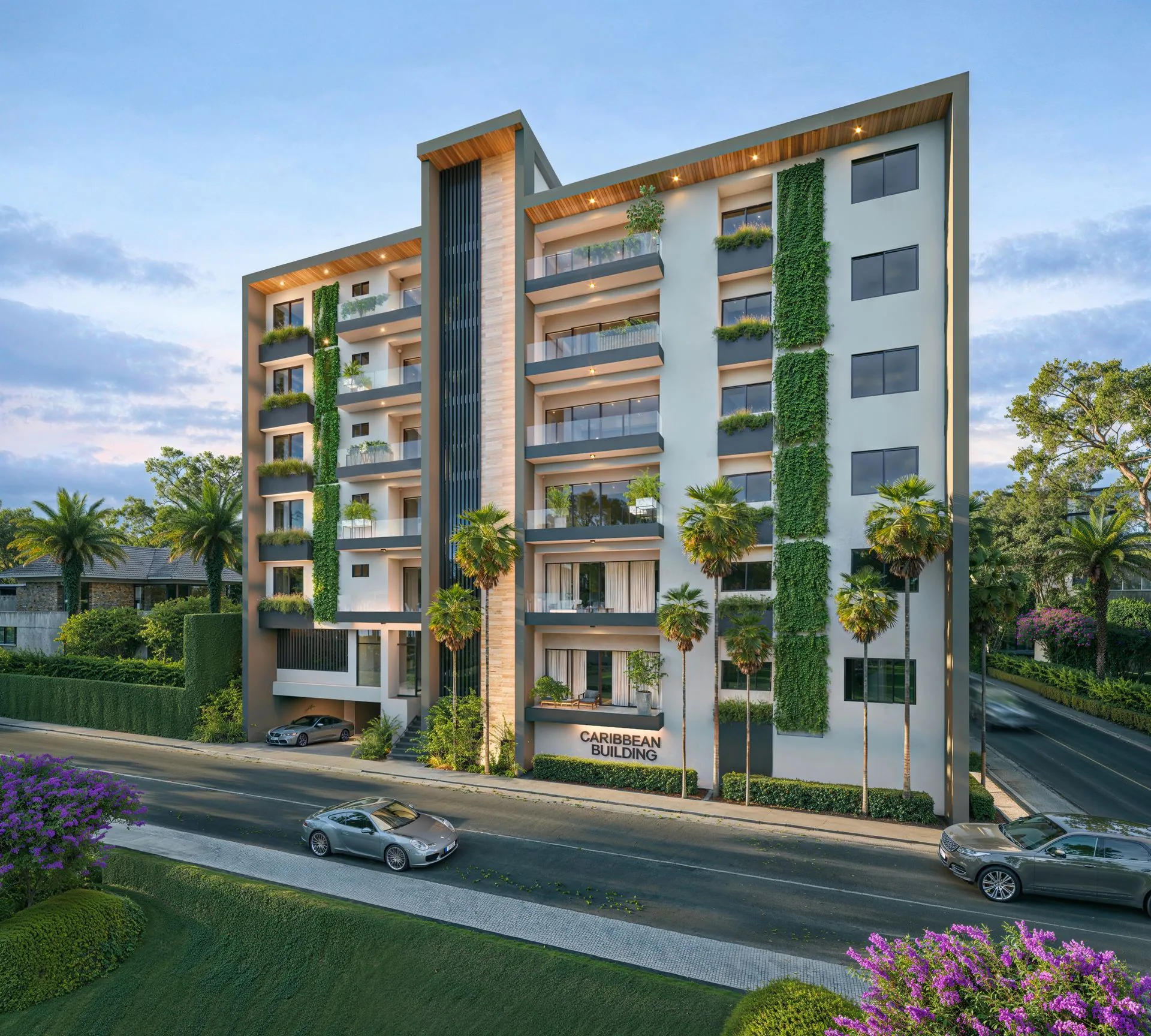 Caribbean Bay Building render exterior